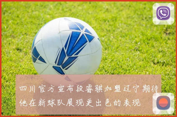 四川官方宣布段睿骐加盟辽宁期待他在新球队展现更出色的表现